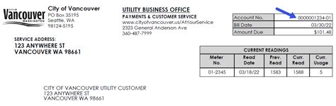 city of vancouver utilities|Utility and landfill bill payments, help, and information .